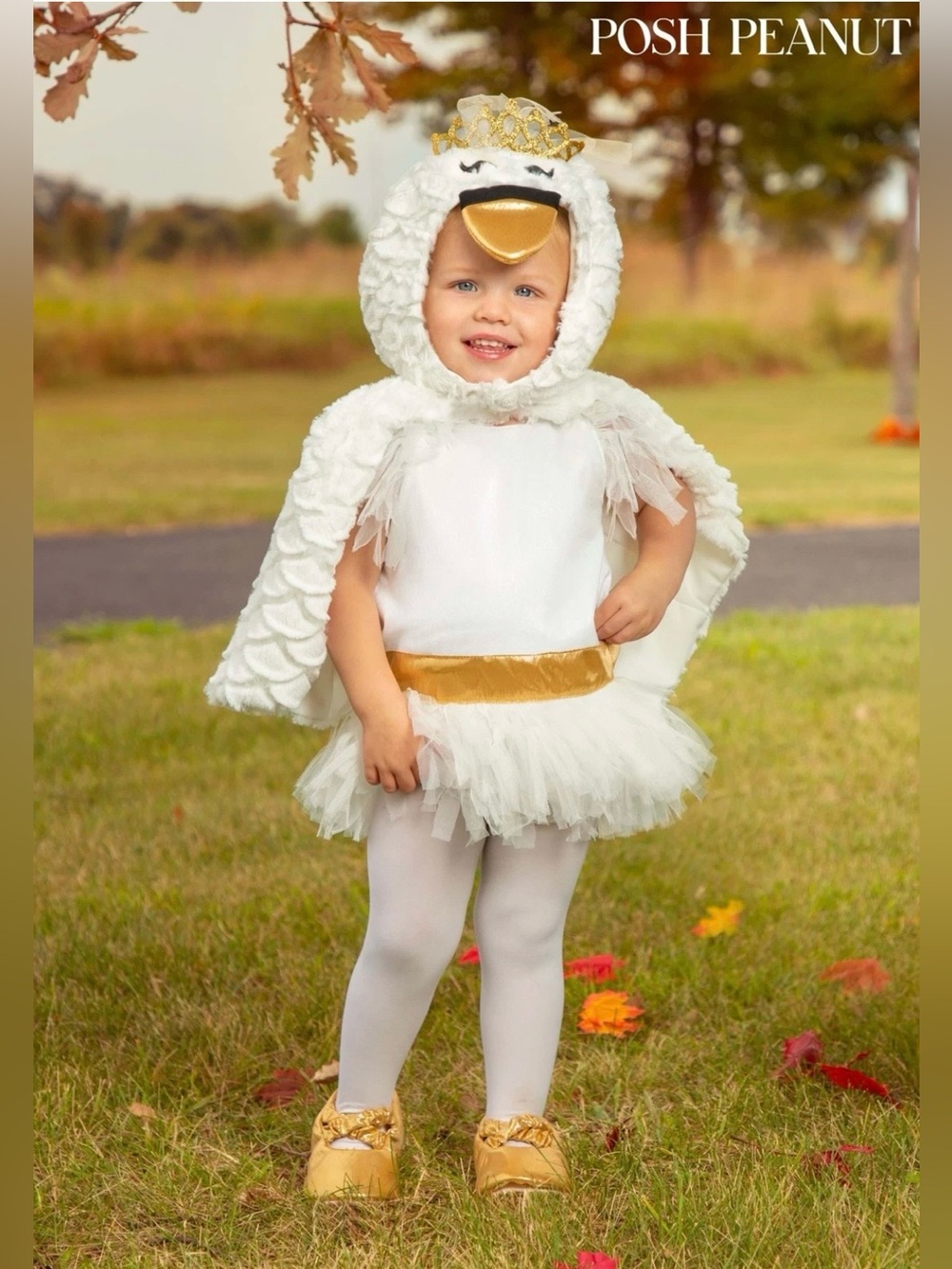 Posh Peanut Odet Swan Costume Size 2T NWT